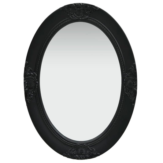 Wandspiegel barok stijl 50x70 cm zwart Spiegels | Creëer jouw Trendy Thuis | Gratis bezorgd & Retour | Trendy.nl
