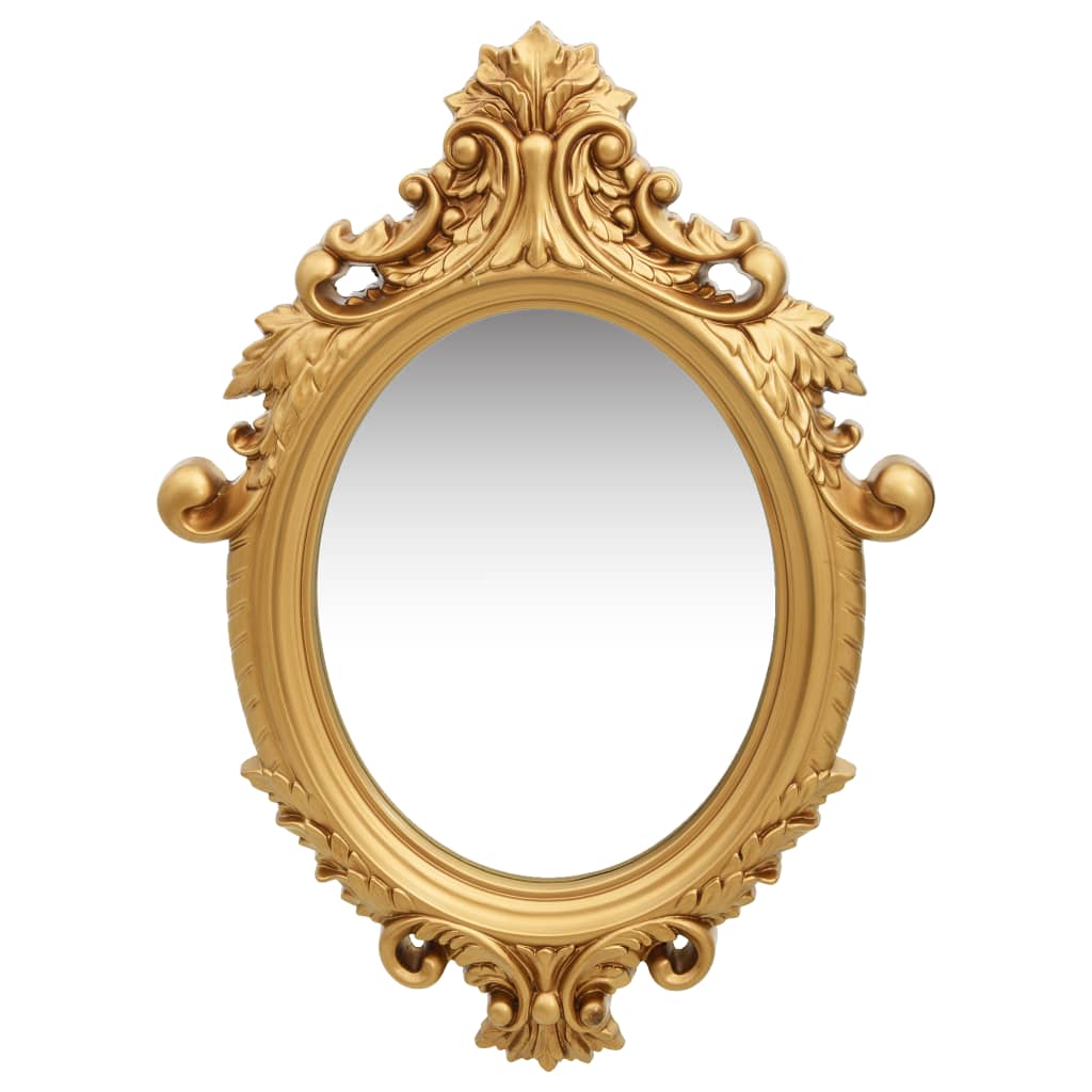 Wandspiegel kasteel stijl 56x76 cm goudkleurig Spiegels | Creëer jouw Trendy Thuis | Gratis bezorgd & Retour | Trendy.nl