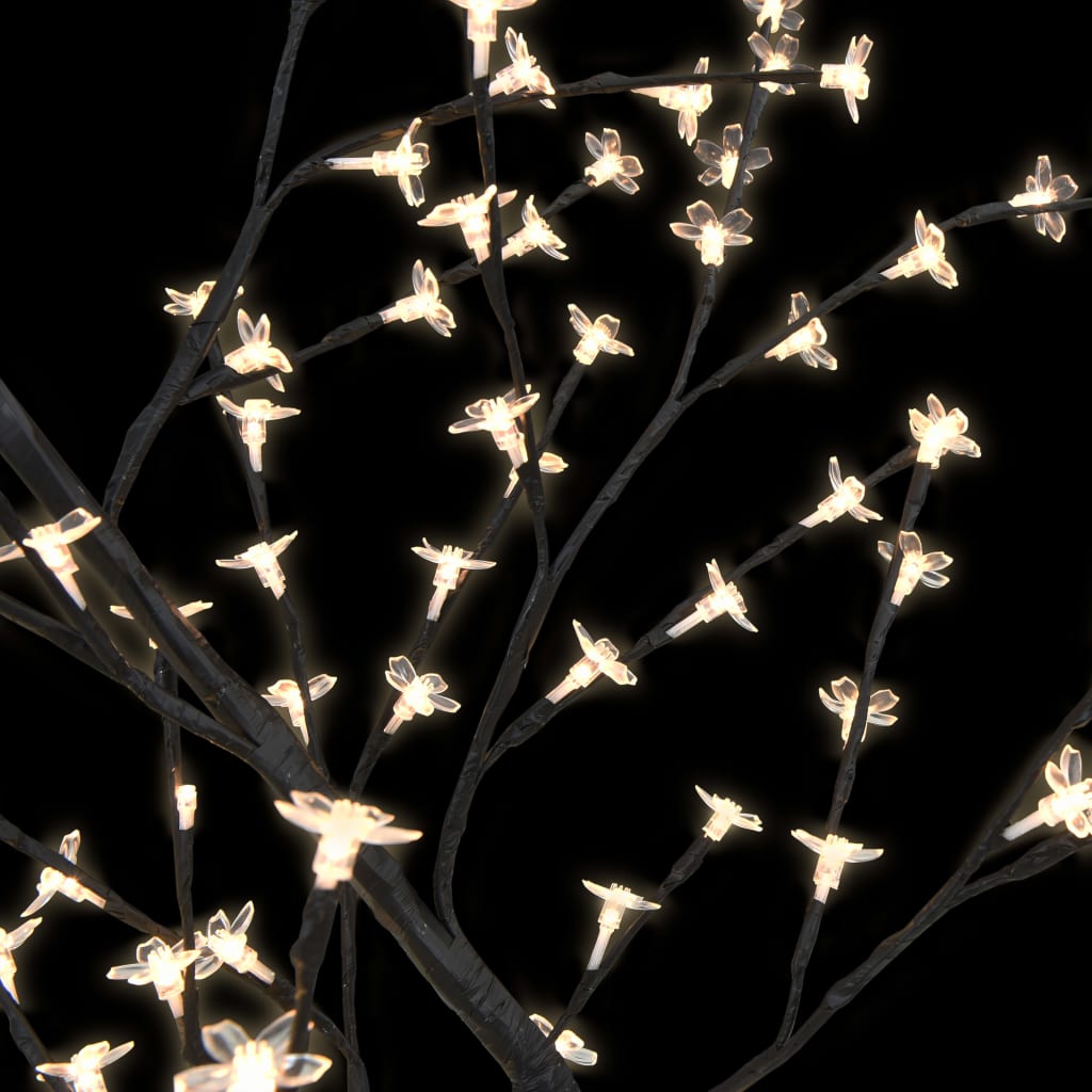 Kerstboom 128 LED's warmwit licht kersenbloesem 120 cm Kerstverlichting | Creëer jouw Trendy Thuis | Gratis bezorgd & Retour | Trendy.nl