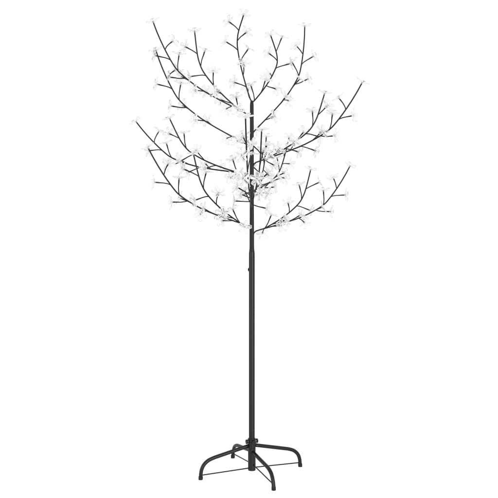Kerstboom 120 LED's koudwit licht kersenbloesem 150 cm Kerstverlichting | Creëer jouw Trendy Thuis | Gratis bezorgd & Retour | Trendy.nl