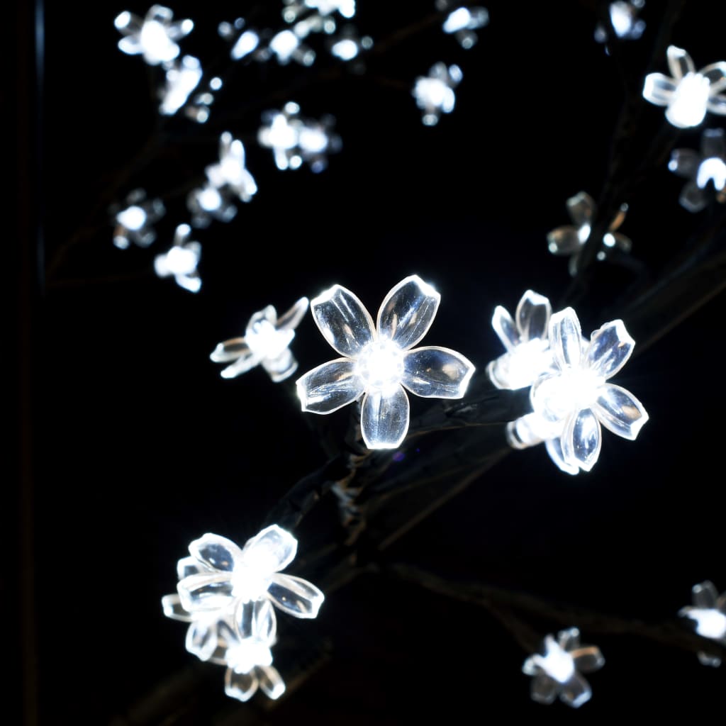 Kerstboom 120 LED's koudwit licht kersenbloesem 150 cm Kerstverlichting | Creëer jouw Trendy Thuis | Gratis bezorgd & Retour | Trendy.nl
