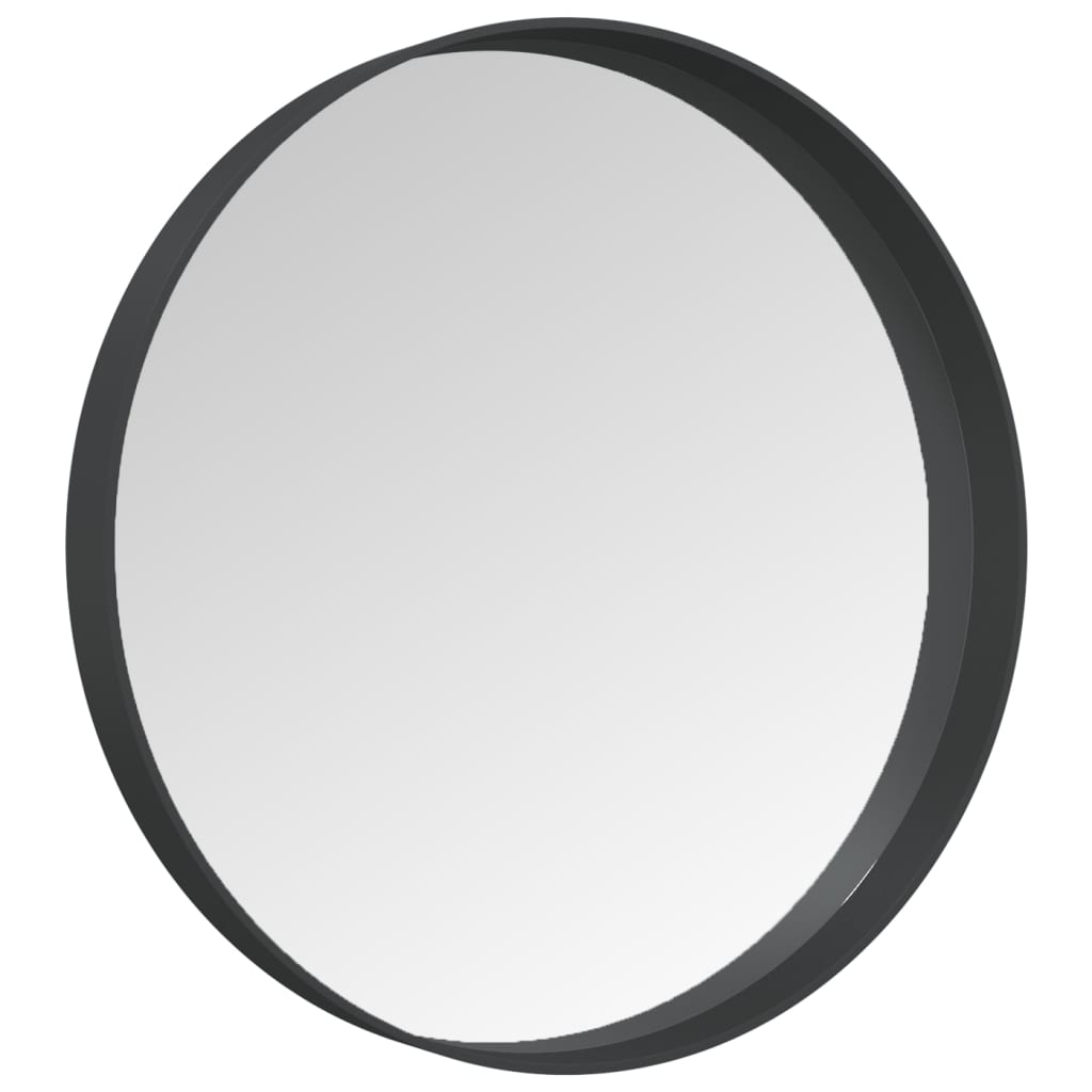 Wandspiegel 30 cm zwart Spiegels | Creëer jouw Trendy Thuis | Gratis bezorgd & Retour | Trendy.nl