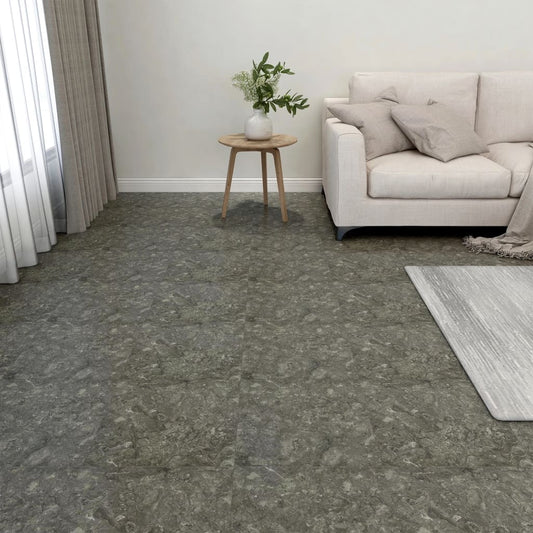 Vloerplanken zelfklevend 55 st 5,11 m² PVC grijs Vloeren | Creëer jouw Trendy Thuis | Gratis bezorgd & Retour | Trendy.nl