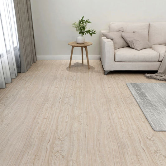 Vloerplanken zelfklevend 55 st 5,11 m² PVC lichtbruin Vloeren | Creëer jouw Trendy Thuis | Gratis bezorgd & Retour | Trendy.nl