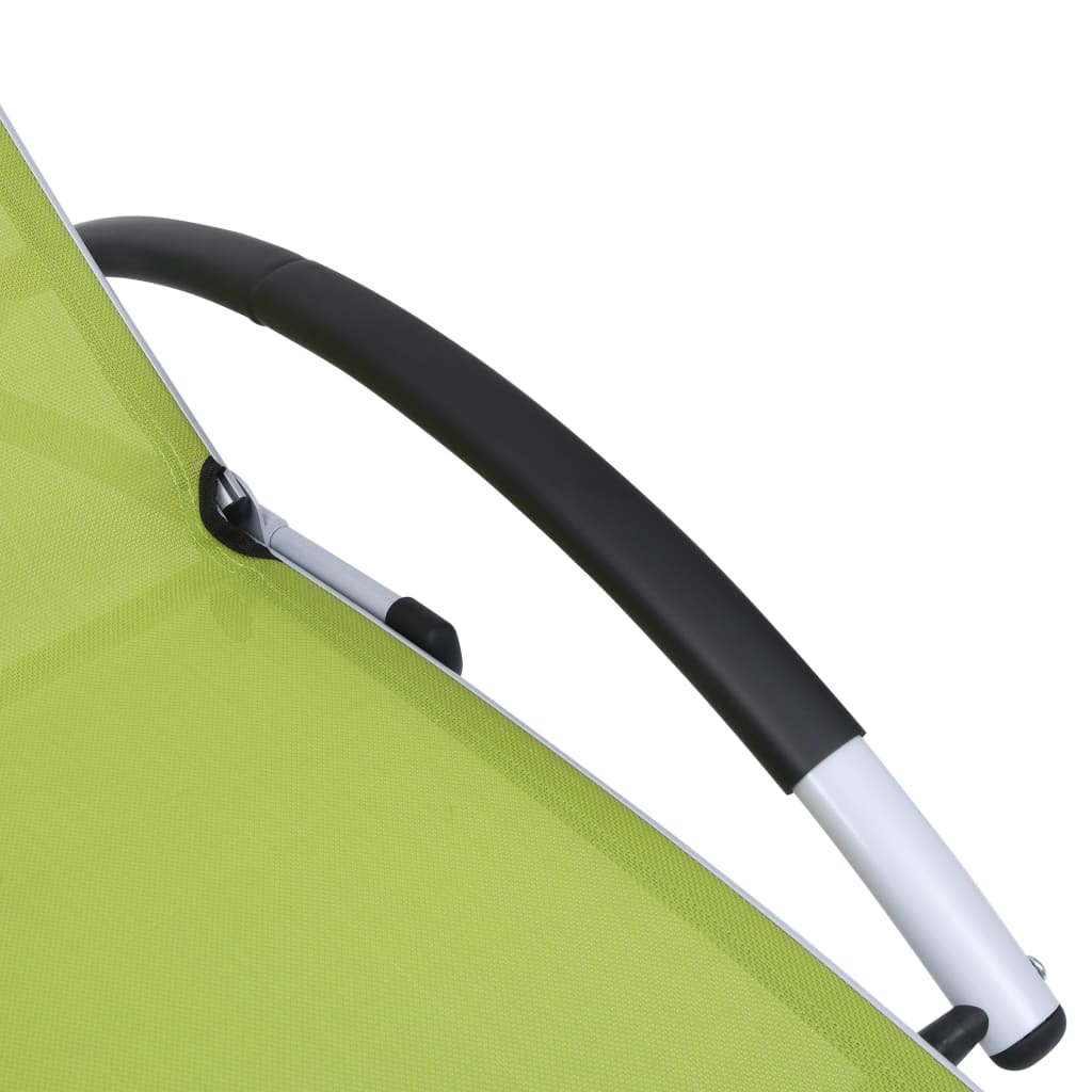 Ligbed aluminium en textileen groen Ligstoelen | Creëer jouw Trendy Thuis | Gratis bezorgd & Retour | Trendy.nl