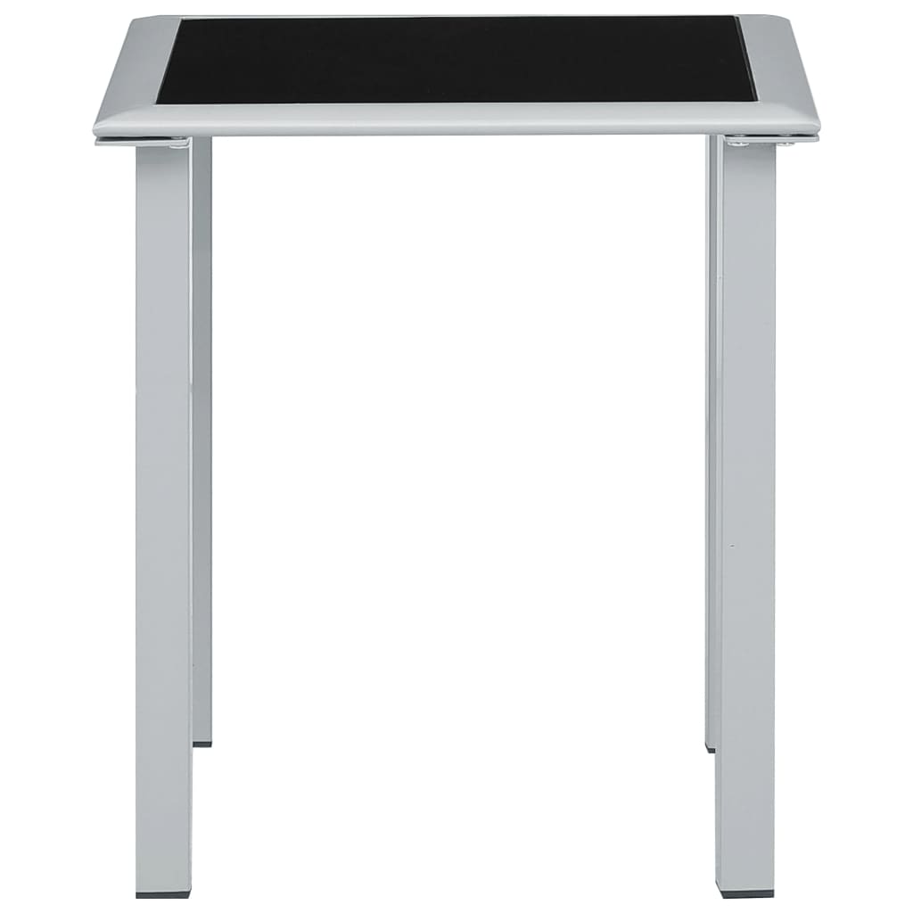 Ligbedden 2 st met tafel aluminium crèmekleurig Ligstoelen | Creëer jouw Trendy Thuis | Gratis bezorgd & Retour | Trendy.nl