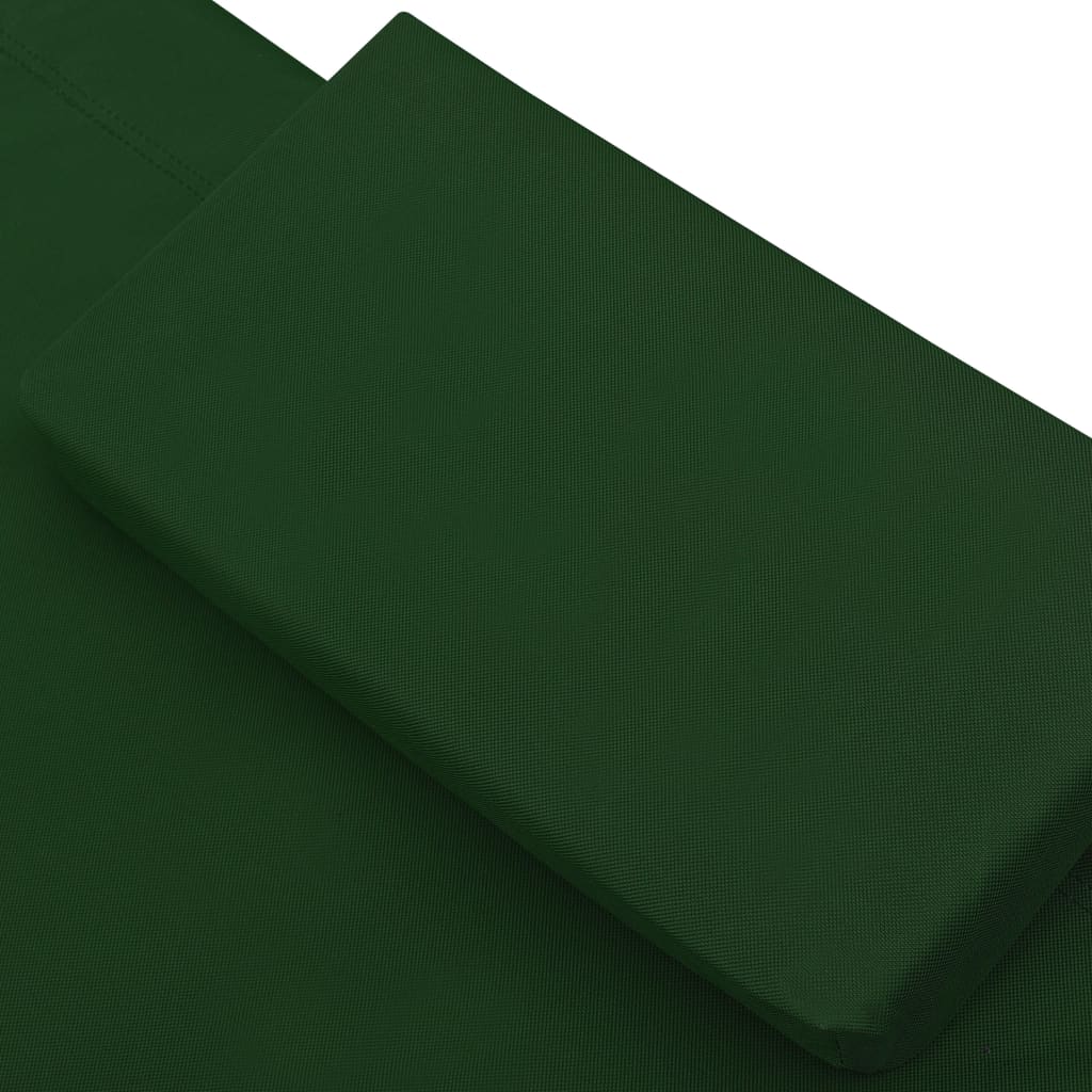 Loungebed stof groen