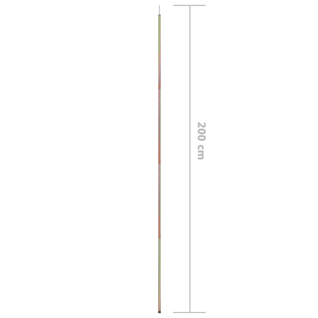 Zonneschermpalen 200 cm gegalvaniseerd staal Tentstokken & haringen | Creëer jouw Trendy Thuis | Gratis bezorgd & Retour | Trendy.nl