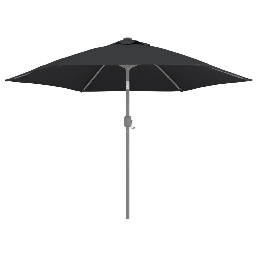 Vervangingsdoek voor parasol 300 cm zwart Parasol- & zonweringdoeken | Creëer jouw Trendy Thuis | Gratis bezorgd & Retour | Trendy.nl