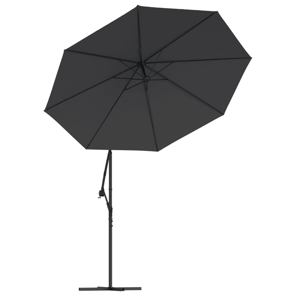 Vervangingsdoek voor zweefparasol 300 cm zwart Parasol- & zonweringdoeken | Creëer jouw Trendy Thuis | Gratis bezorgd & Retour | Trendy.nl