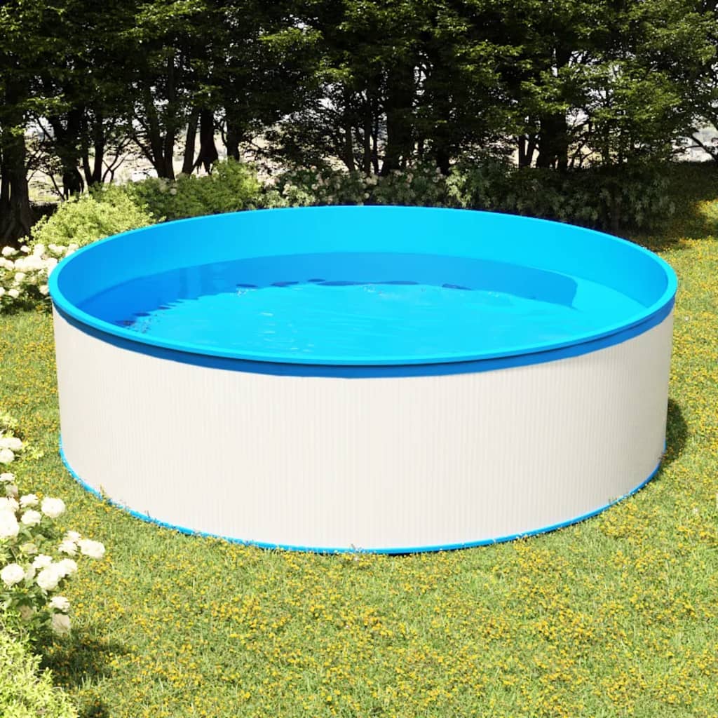 Splasher pool 350x90 cm wit Zwembaden | Creëer jouw Trendy Thuis | Gratis bezorgd & Retour | Trendy.nl