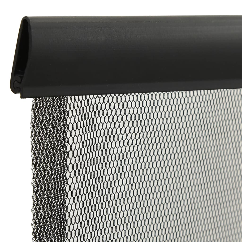 Vliegengordijn 5-delig 120x240 cm mesh zwart Raamhorren | Creëer jouw Trendy Thuis | Gratis bezorgd & Retour | Trendy.nl