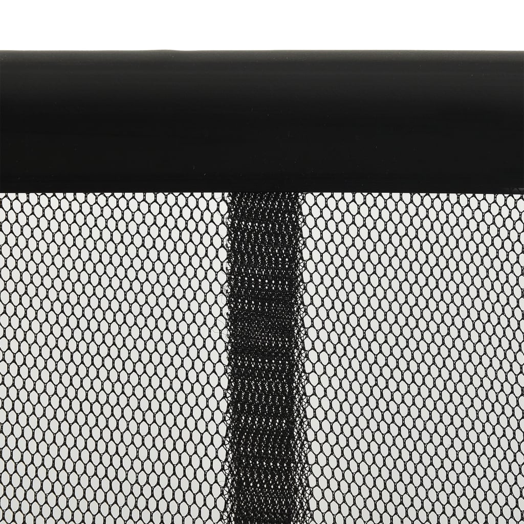 Vliegengordijn 10-delig 240x240 cm mesh zwart Raamhorren | Creëer jouw Trendy Thuis | Gratis bezorgd & Retour | Trendy.nl