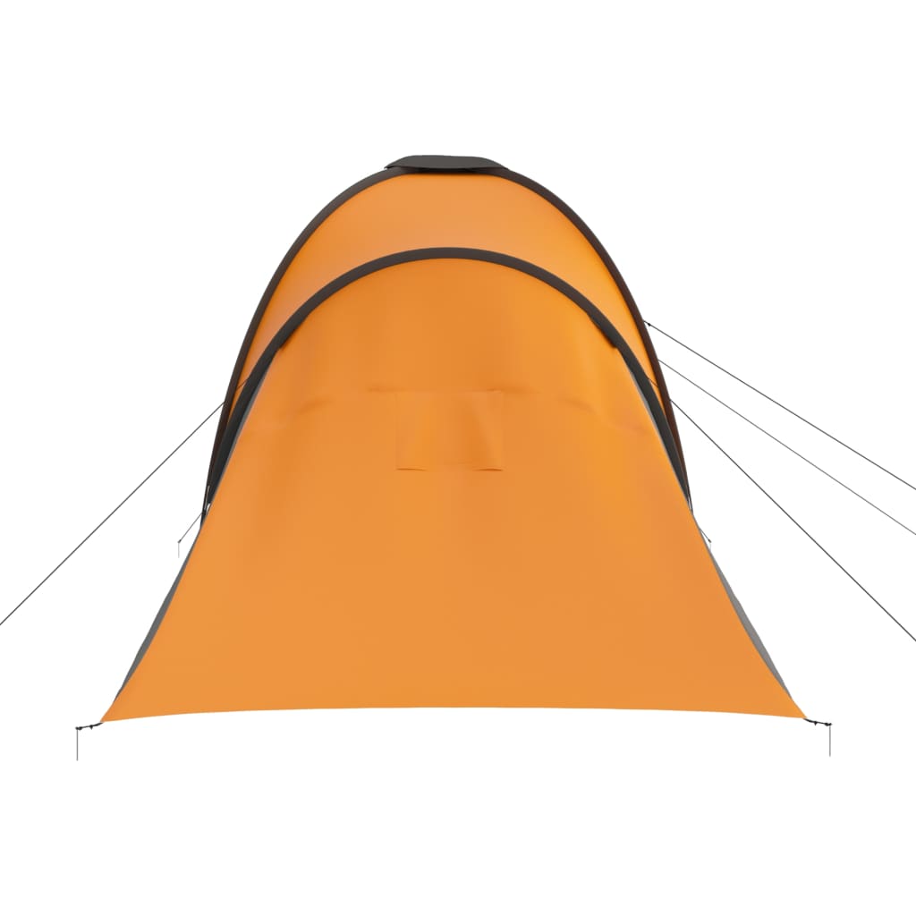 Tent 6-persoons grijs en oranje Tenten | Creëer jouw Trendy Thuis | Gratis bezorgd & Retour | Trendy.nl