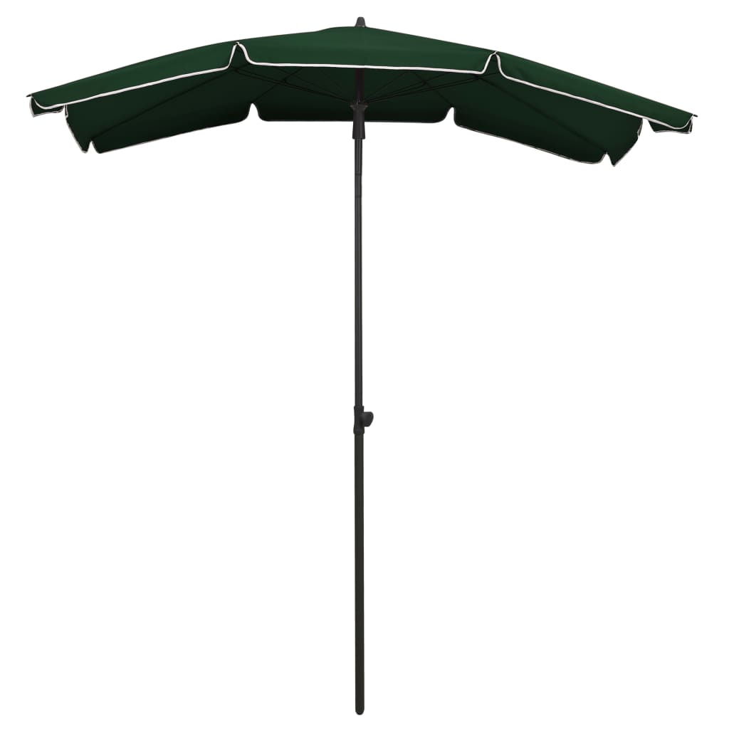 Parasol met paal 200x130 cm groen Parasols en zonneschermen | Creëer jouw Trendy Thuis | Gratis bezorgd & Retour | Trendy.nl