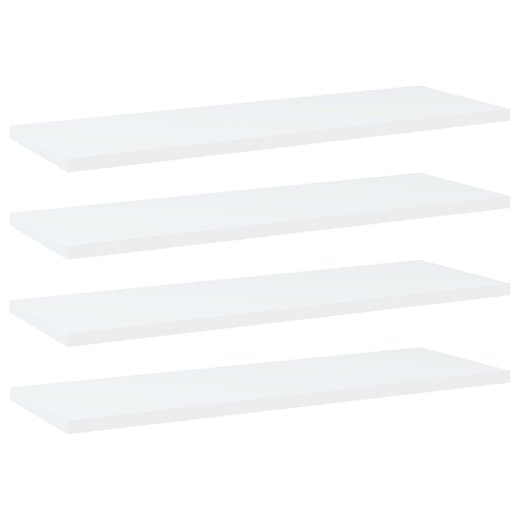 Wandschappen 4 st 60x20x1,5 cm spaanplaat wit Boekenkasten & wandplanken | Creëer jouw Trendy Thuis | Gratis bezorgd & Retour | Trendy.nl