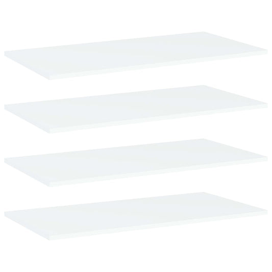 Wandschappen 4 st 80x40x1,5 cm spaanplaat wit Boekenkasten & wandplanken | Creëer jouw Trendy Thuis | Gratis bezorgd & Retour | Trendy.nl