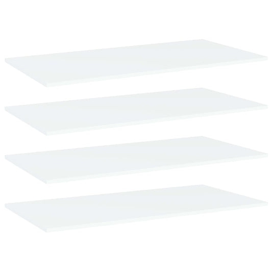 Wandschappen 4 st 100x50x1,5 cm spaanplaat wit Boekenkasten & wandplanken | Creëer jouw Trendy Thuis | Gratis bezorgd & Retour | Trendy.nl