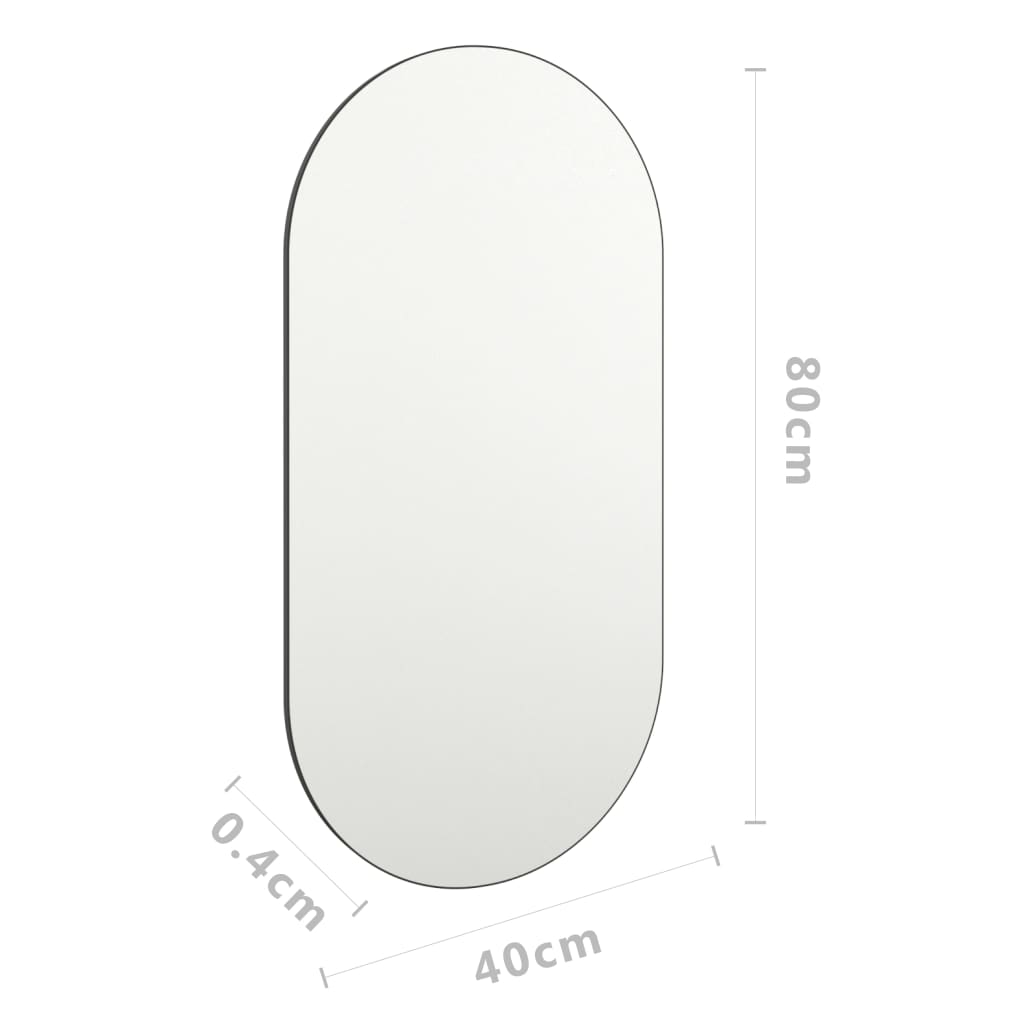 Spiegel 80x40 cm glas Spiegels | Creëer jouw Trendy Thuis | Gratis bezorgd & Retour | Trendy.nl