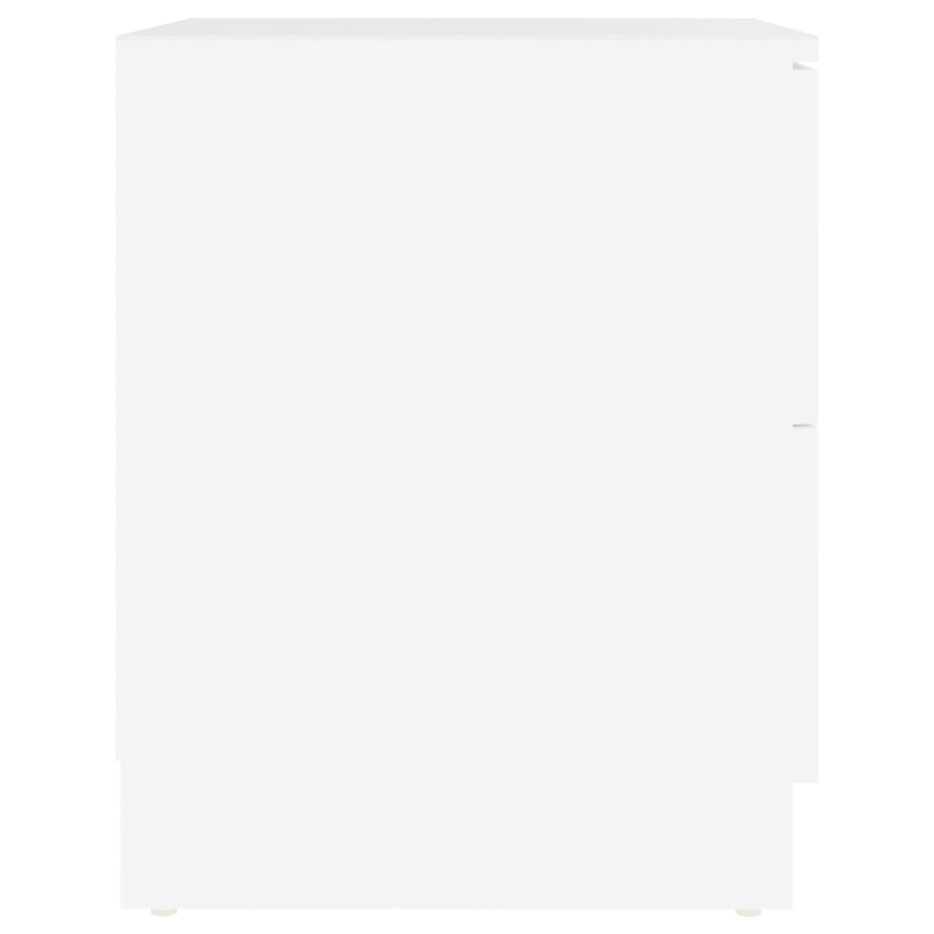 Table de chevet Blanc 40x40x50 cm Bois d'ingénierie Nachtkastjes | Creëer jouw Trendy Thuis | Gratis bezorgd & Retour | Trendy.nl