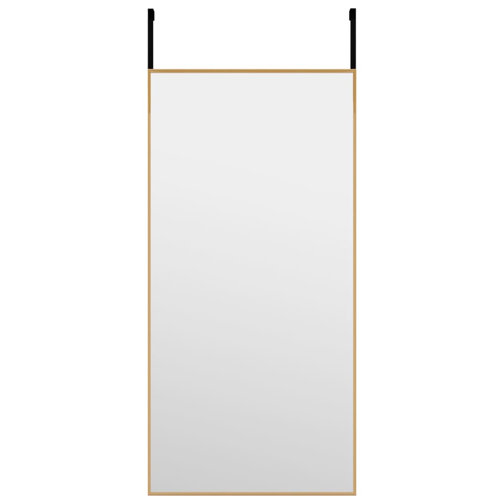 Deurspiegel 30x60 cm glas en aluminium goudkleurig Spiegels | Creëer jouw Trendy Thuis | Gratis bezorgd & Retour | Trendy.nl