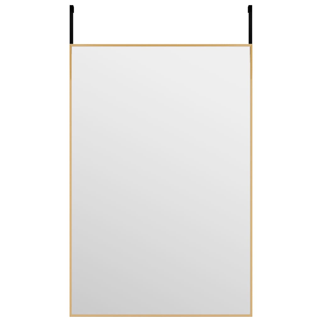 Deurspiegel 40x60 cm glas en aluminium goudkleurig Spiegels | Creëer jouw Trendy Thuis | Gratis bezorgd & Retour | Trendy.nl