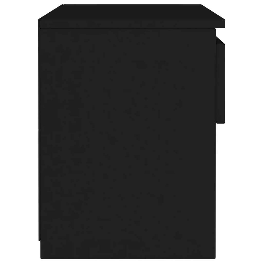 Nachtkastje 40x30x39 cm spaanplaat zwart Nachtkastjes | Creëer jouw Trendy Thuis | Gratis bezorgd & Retour | Trendy.nl