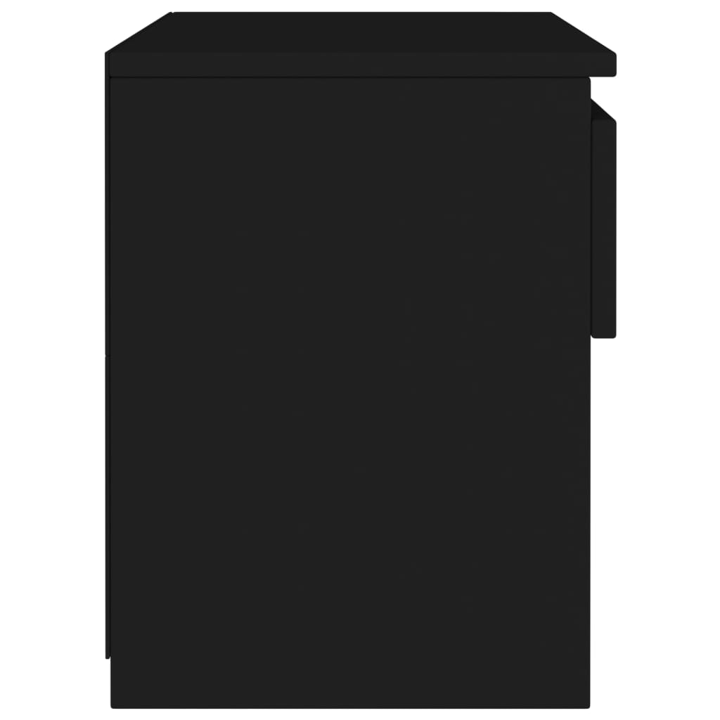 Nachtkastjes 2 st 40x30x39 cm spaanplaat zwart Nachtkastjes | Creëer jouw Trendy Thuis | Gratis bezorgd & Retour | Trendy.nl