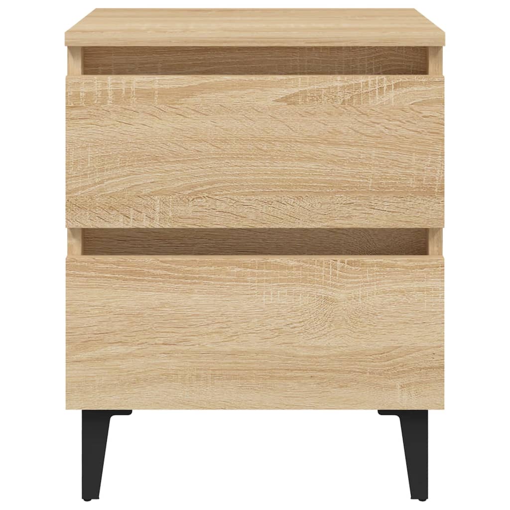 Nachtkastjes 2 st 40x35x50 cm spaanplaat sonoma eikenkleurig Nachtkastjes | Creëer jouw Trendy Thuis | Gratis bezorgd & Retour | Trendy.nl