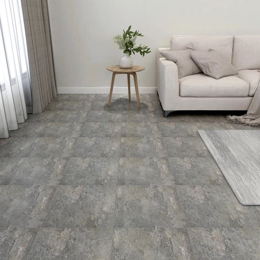 Vloerplanken 20 st zelfklevend 1,86 m² PVC grijs Vloeren | Creëer jouw Trendy Thuis | Gratis bezorgd & Retour | Trendy.nl