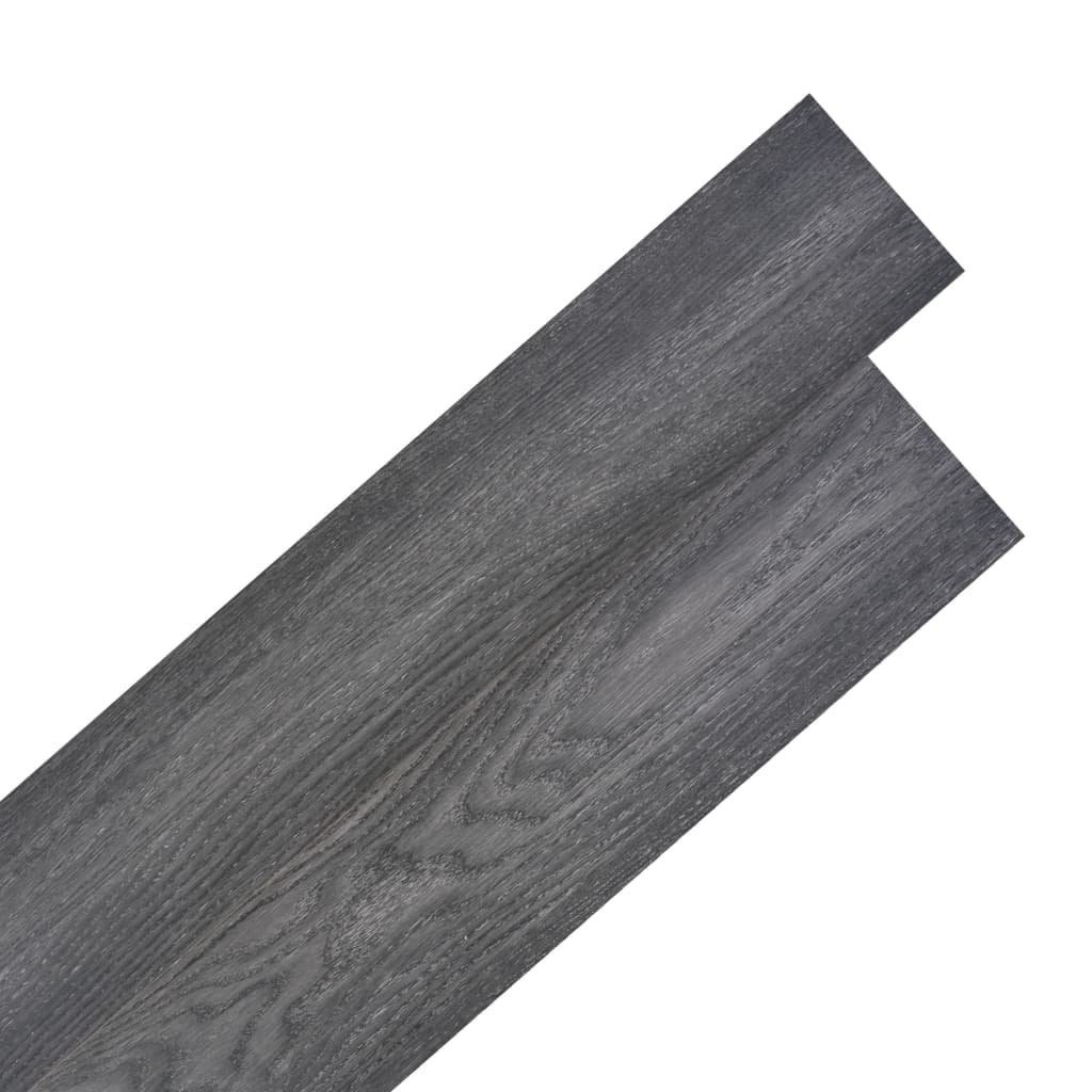 Vloerplanken zelfklevend 5,21 m² 2 mm PVC zwart en wit Vloeren | Creëer jouw Trendy Thuis | Gratis bezorgd & Retour | Trendy.nl