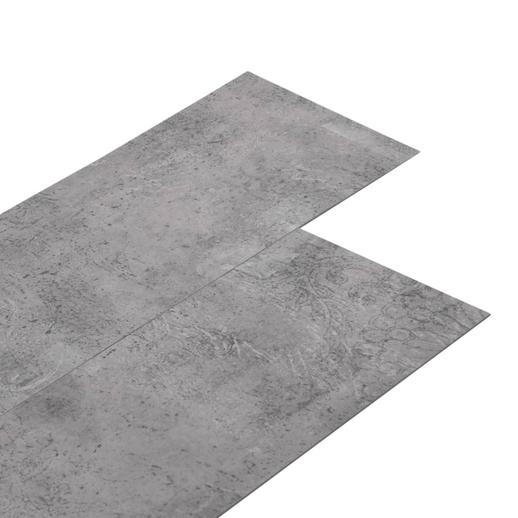 Vloerplanken zelfklevend 5,21 m² 2 mm PVC cementbruin Vloeren | Creëer jouw Trendy Thuis | Gratis bezorgd & Retour | Trendy.nl