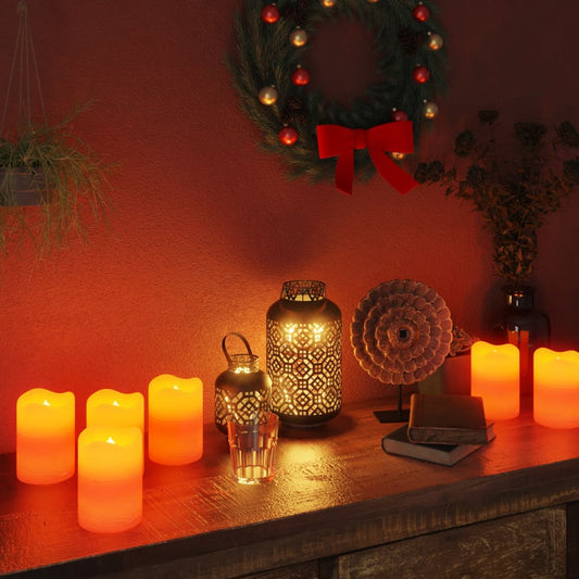 LED-kaarsen 24 st vlamloos met afstandsbediening warmwit Kaarsen zonder vlam | Creëer jouw Trendy Thuis | Gratis bezorgd & Retour | Trendy.nl