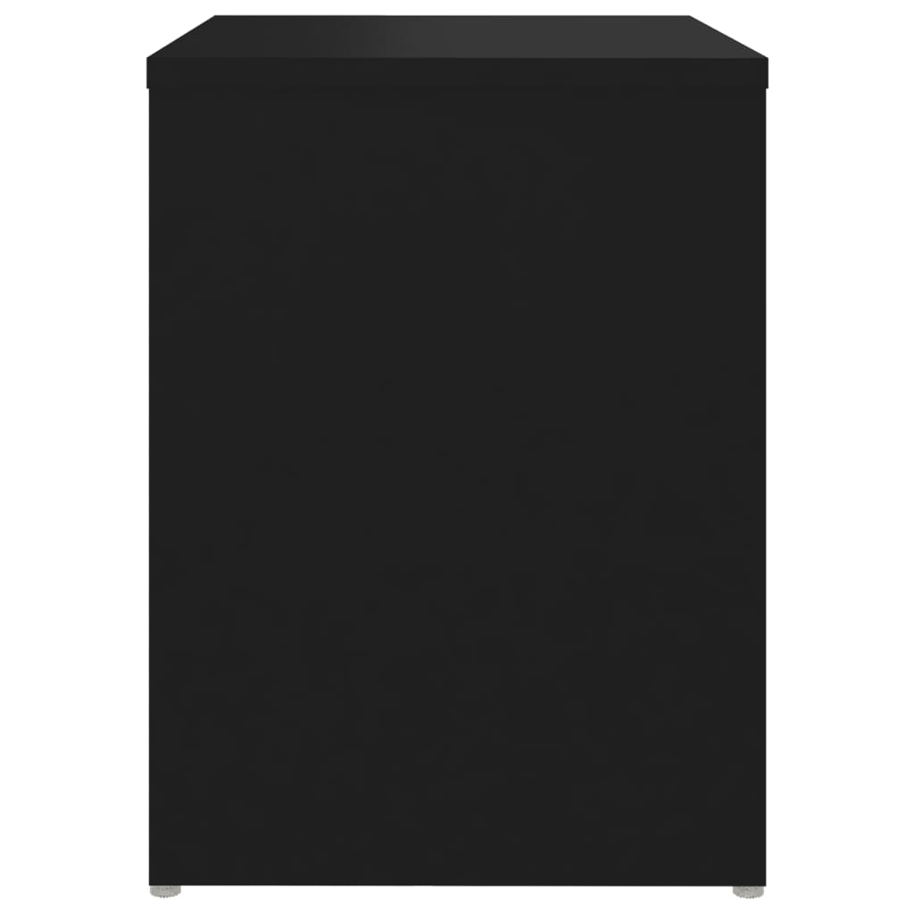 Nachtkastje 40x30x40 cm spaanplaat zwart Nachtkastjes | Creëer jouw Trendy Thuis | Gratis bezorgd & Retour | Trendy.nl