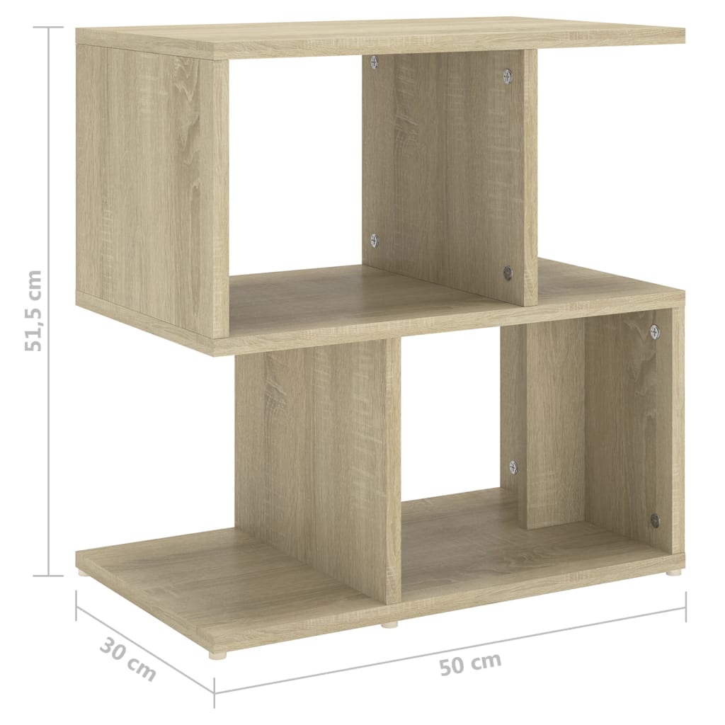 Nachtkastjes 2 st 50x30x51,5 cm spaanplaat sonoma eikenkleurig Nachtkastjes | Creëer jouw Trendy Thuis | Gratis bezorgd & Retour | Trendy.nl