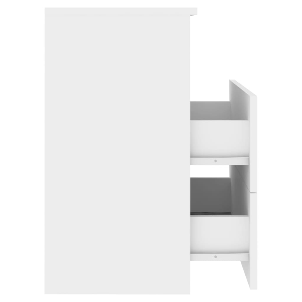 Nachtkastje 50x32x60 cm wit Nachtkastjes | Creëer jouw Trendy Thuis | Gratis bezorgd & Retour | Trendy.nl