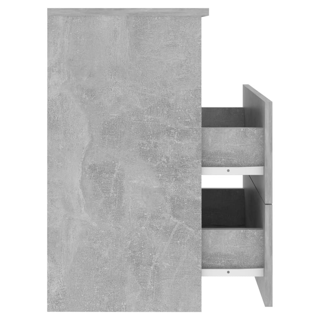 Nachtkastje 50x32x60 cm betongrijs Nachtkastjes | Creëer jouw Trendy Thuis | Gratis bezorgd & Retour | Trendy.nl