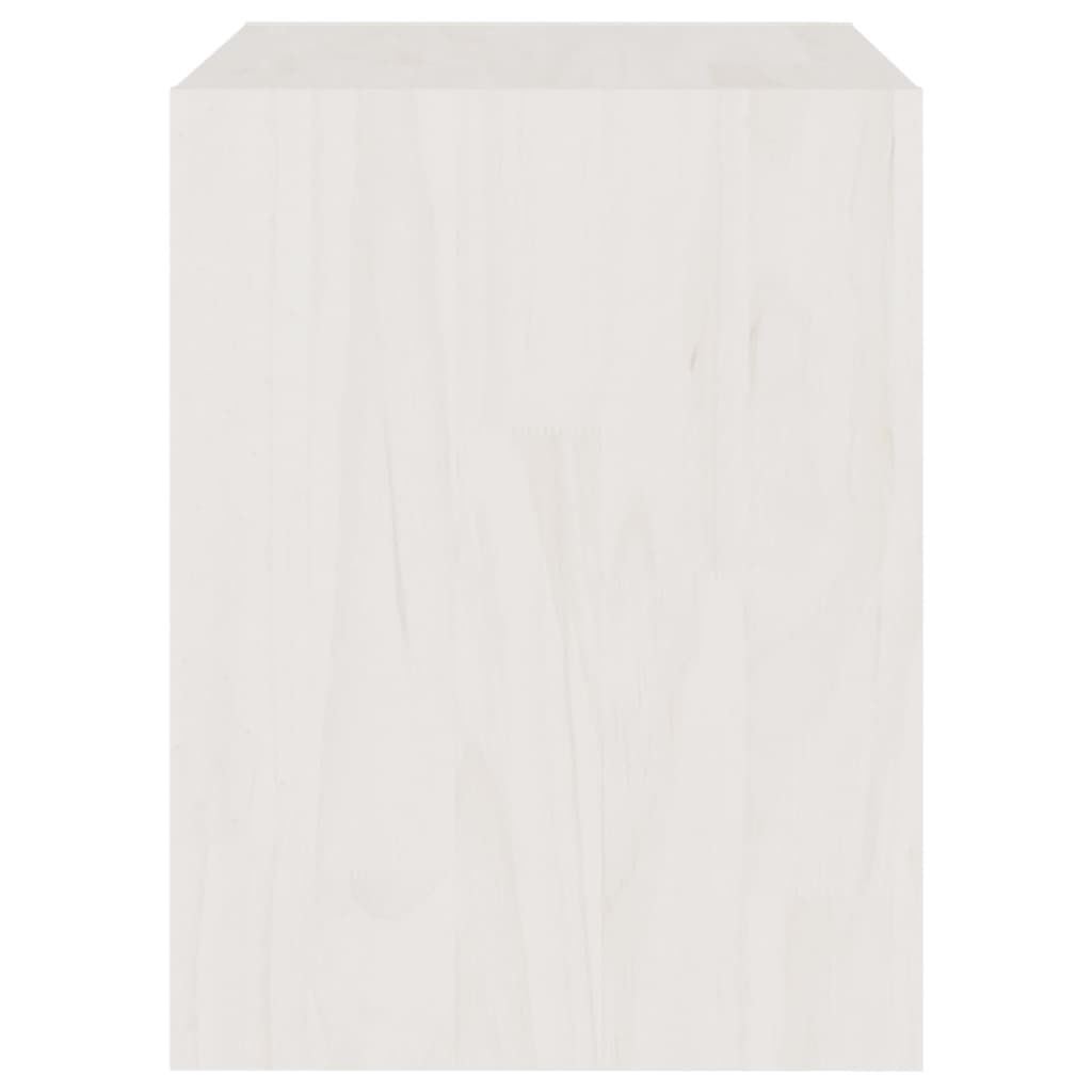 Nachtkastjes 2st 40x30,5x40 cm massief grenenhout wit Nachtkastjes | Creëer jouw Trendy Thuis | Gratis bezorgd & Retour | Trendy.nl