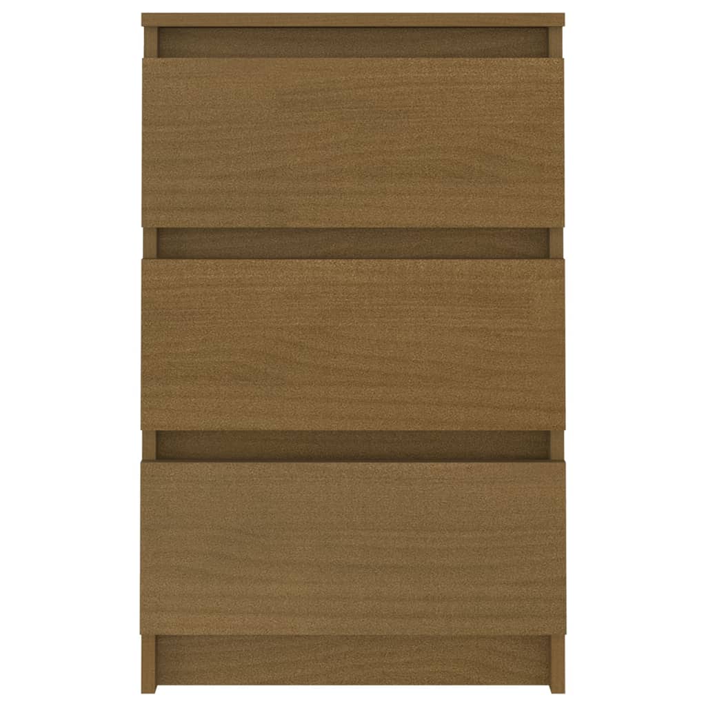 Nachtkastje 40x29,5x64 cm massief grenenhout honingbruin Nachtkastjes | Creëer jouw Trendy Thuis | Gratis bezorgd & Retour | Trendy.nl