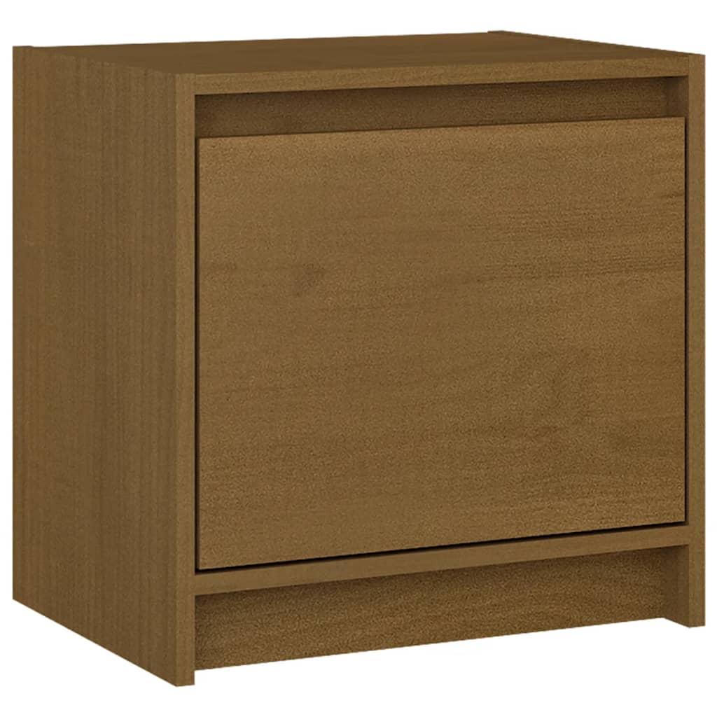 Nachtkastjes 2 st 40x30,5x40 cm massief grenenhout honingbruin Nachtkastjes | Creëer jouw Trendy Thuis | Gratis bezorgd & Retour | Trendy.nl