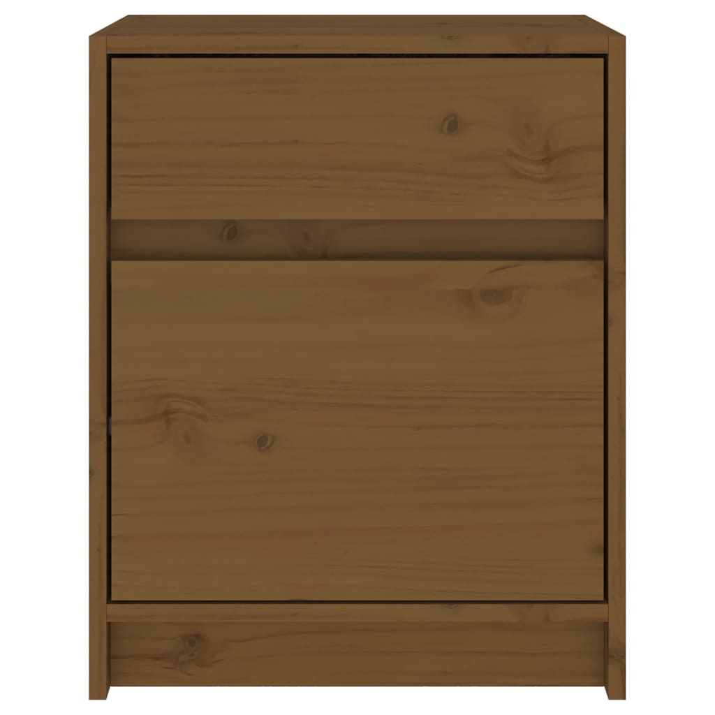 Nachtkastjes 2 st 40x31x50 cm massief grenenhout honingbruin Nachtkastjes | Creëer jouw Trendy Thuis | Gratis bezorgd & Retour | Trendy.nl