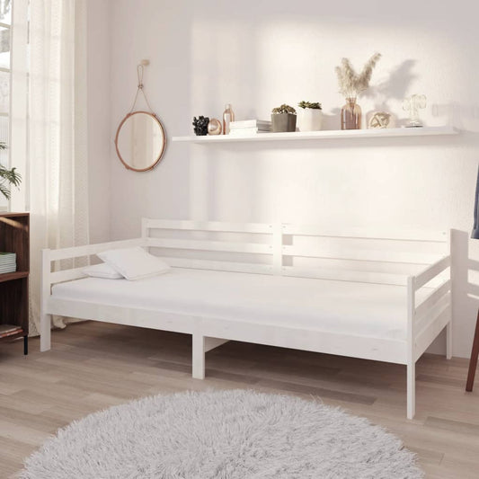 Slaapbank massief grenenhout wit 90x200 cm Bedden & bedframes | Creëer jouw Trendy Thuis | Gratis bezorgd & Retour | Trendy.nl