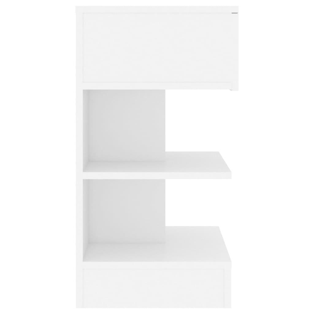 Nachtkastje 40x35x65 cm spaanplaat wit Nachtkastjes | Creëer jouw Trendy Thuis | Gratis bezorgd & Retour | Trendy.nl