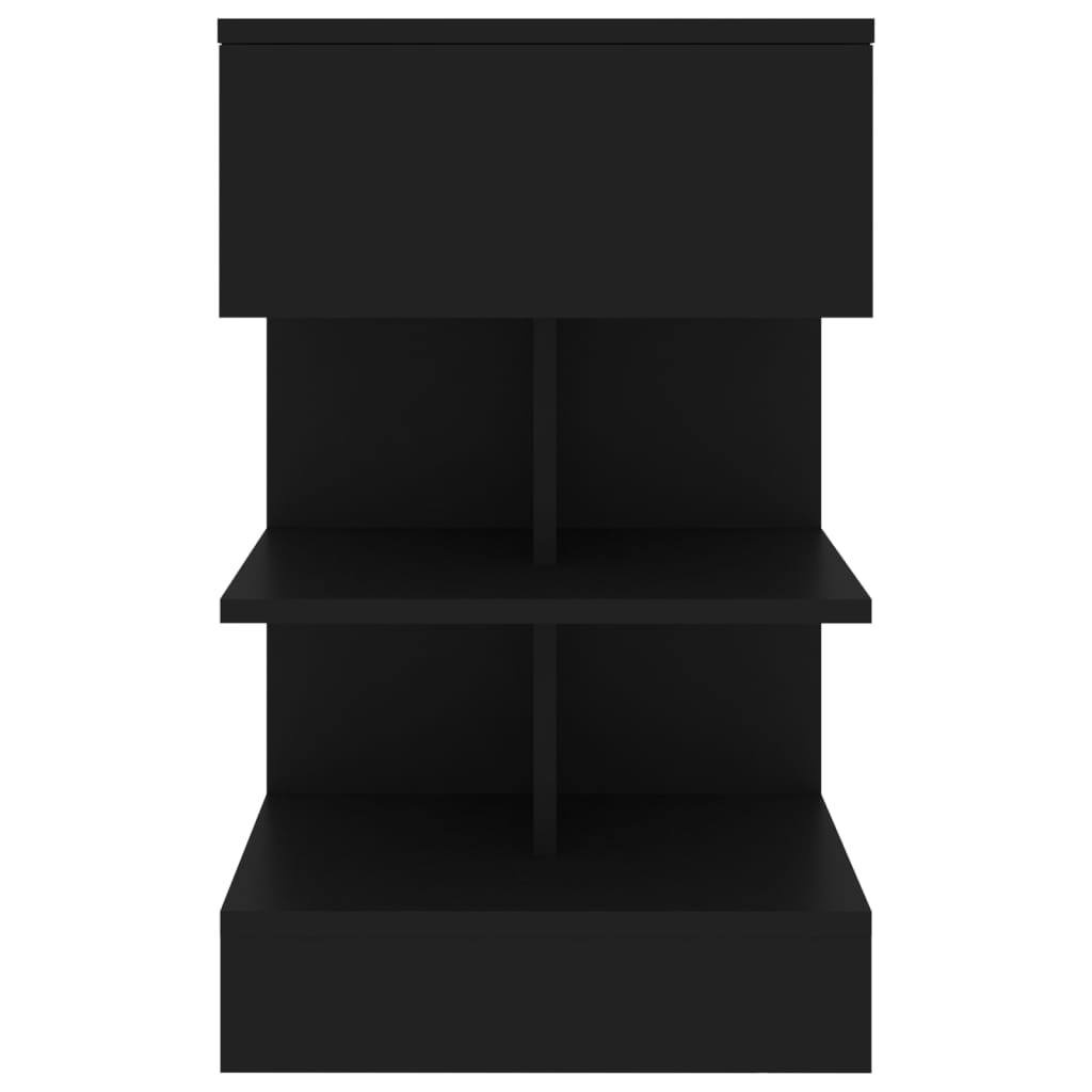Nachtkastjes 2 st 40x35x65 cm spaanplaat zwart Nachtkastjes | Creëer jouw Trendy Thuis | Gratis bezorgd & Retour | Trendy.nl
