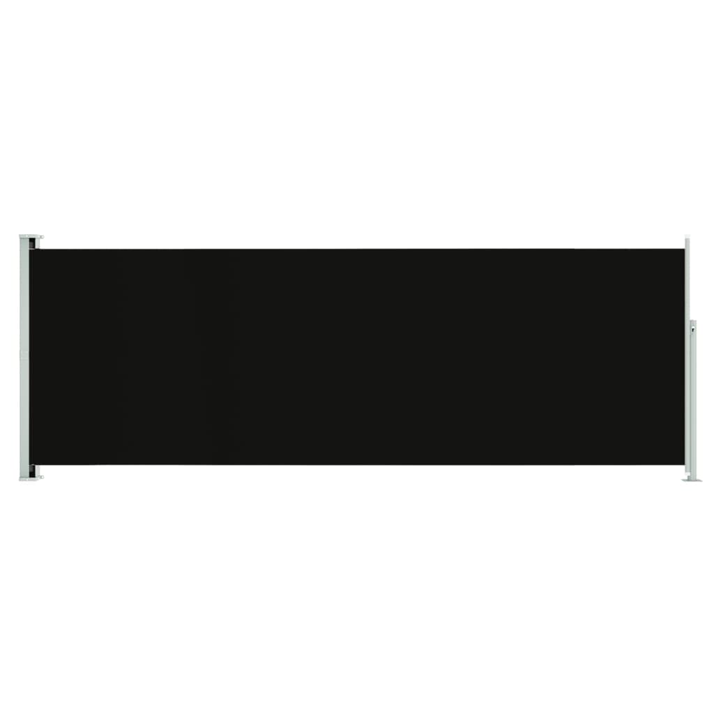 Tuinscherm uittrekbaar 220x600 cm zwart Parasols en zonneschermen | Creëer jouw Trendy Thuis | Gratis bezorgd & Retour | Trendy.nl