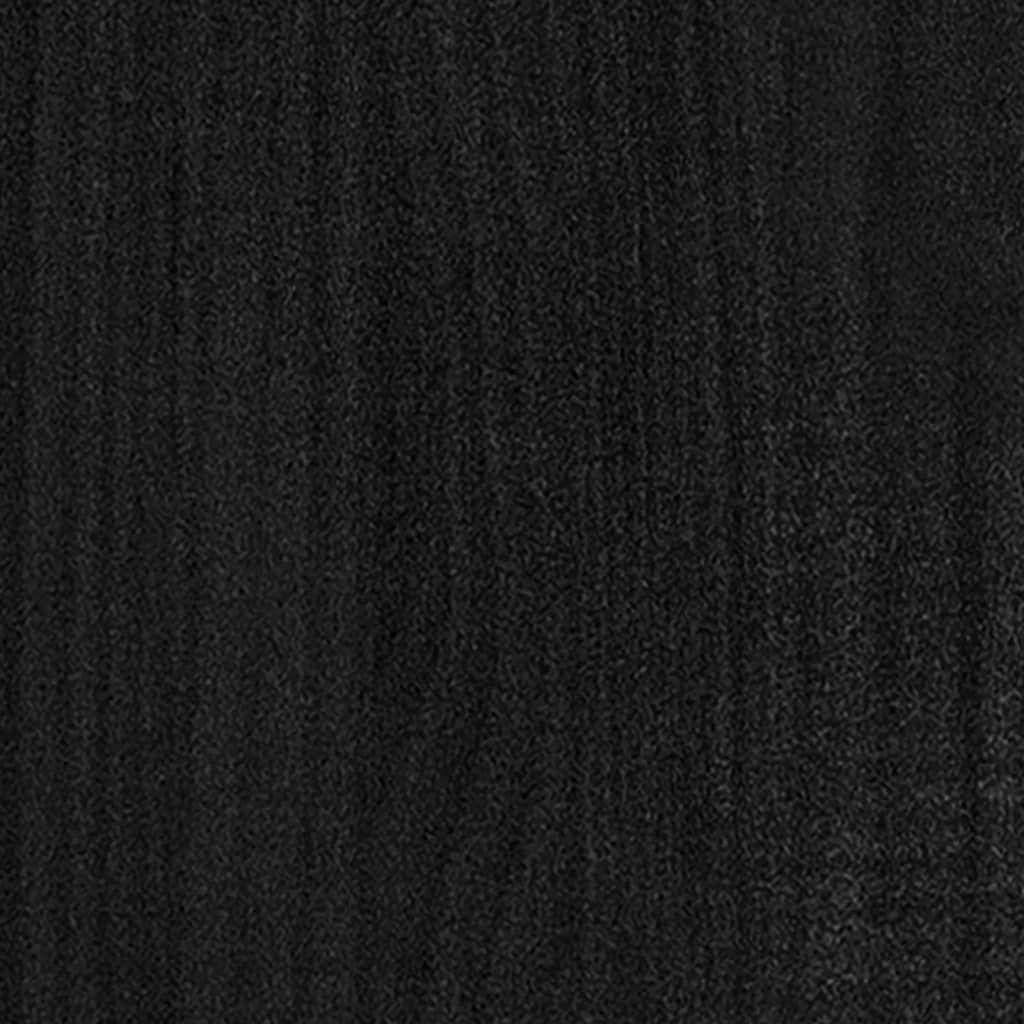 Plantenbak 40x40x40 cm massief grenenhout zwart Bloempotten & plantenbakken | Creëer jouw Trendy Thuis | Gratis bezorgd & Retour | Trendy.nl
