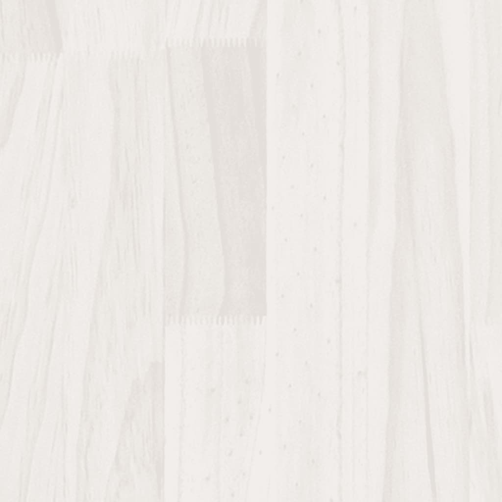Plantenbakken 2 st 31x31x70 cm massief grenenhout wit Bloempotten & plantenbakken | Creëer jouw Trendy Thuis | Gratis bezorgd & Retour | Trendy.nl