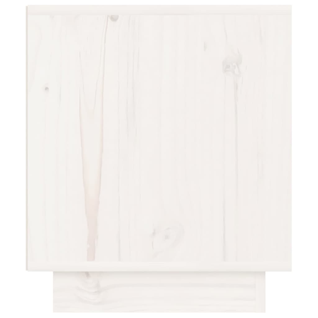 Nachtkastje 40x34x40 cm massief grenenhout wit Nachtkastjes | Creëer jouw Trendy Thuis | Gratis bezorgd & Retour | Trendy.nl
