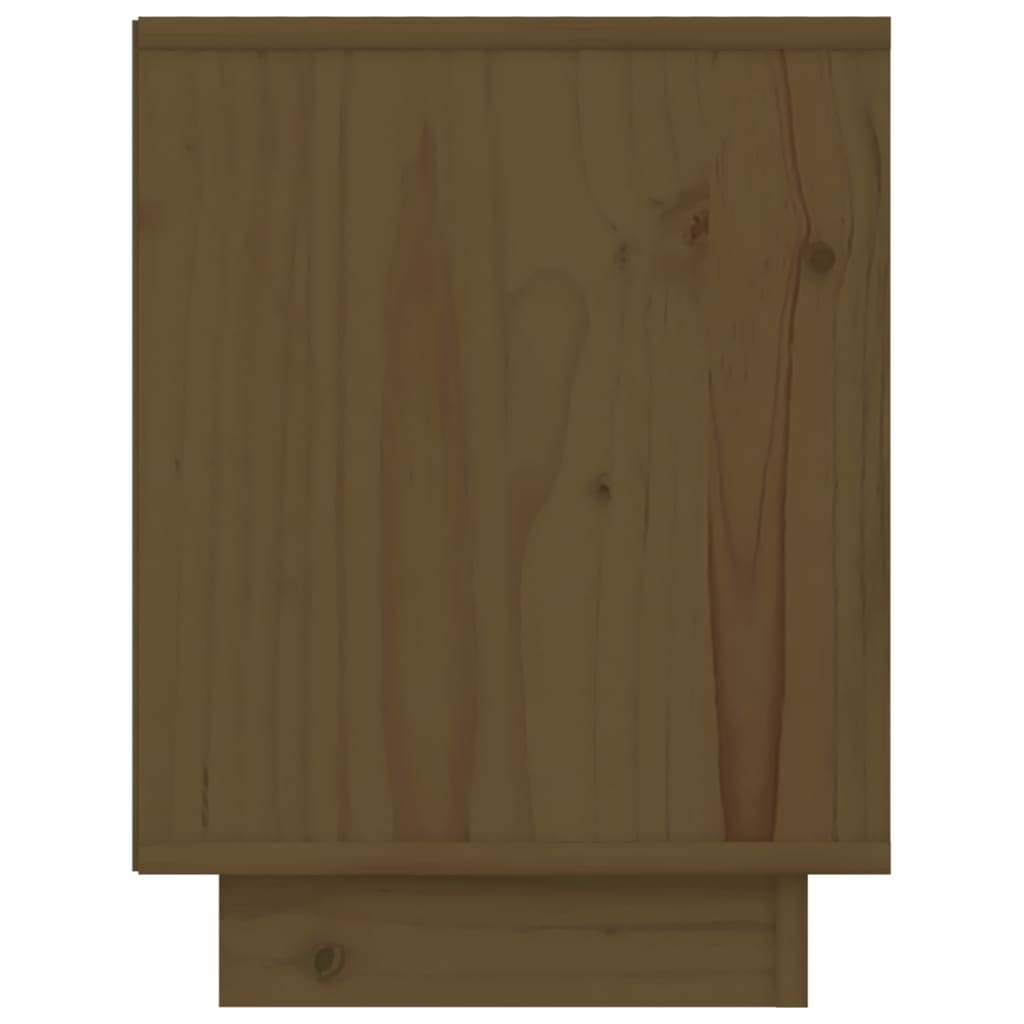 Nachtkastje 40x30x40 cm massief grenenhout honingbruin Nachtkastjes | Creëer jouw Trendy Thuis | Gratis bezorgd & Retour | Trendy.nl
