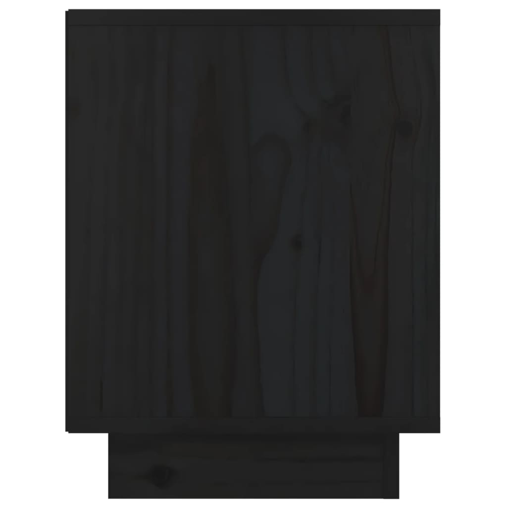 Nachtkastjes 2 st 40x30x40 cm massief grenenhout zwart Nachtkastjes | Creëer jouw Trendy Thuis | Gratis bezorgd & Retour | Trendy.nl
